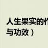 人生果实的作用与功效禁忌（人生果实的作用与功效）