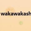 wakawakashakira（waka waka shakira）