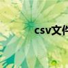 csv文件用什么打开（csv文件）