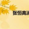 张恒高消费（张健被限制高消费）