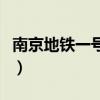 南京地铁一号线价目图（南京地铁一号线价格）