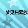 梦见扫墓放鞭炮是什么意思（梦见扫墓）