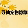 寻仙宠物隐藏技能在哪（寻仙宠物隐藏技能）