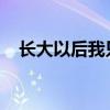 长大以后我只能奔跑是什么歌里面的歌词