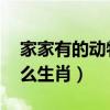 家家有的动物,打一生肖（家家有的动物是什么生肖）