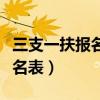 三支一扶报名表个人简历怎么写（三支一扶报名表）