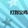 打到公鸡叫（公鸡被宰前开口说话）