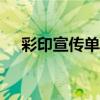 彩印宣传单500张多少钱（彩印宣传单）