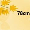 78cm等于多少km（78 cm）