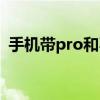 手机带pro和不带pro有什么区别（手机带）