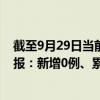 截至9月29日当前天津宝坻区最新疫情消息今天实时数据通报:新增0例、累计确诊67例 截至9月29日当前天津宝坻区最新疫情消息今天实时数据通报:新增0例、累计确诊67例