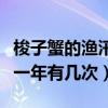 梭子蟹的渔汛一年有几次蚂蚁（梭子蟹的渔汛一年有几次）