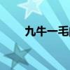 九牛一毛的谚语（九牛一毛歇后语）