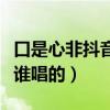 口是心非抖音版本是谁唱的（口是心非抖音版谁唱的）
