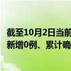 截至10月2日当前贵州安顺最新疫情消息今天实时数据通报：新增0例、累计确诊6例