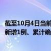 截至10月4日当前河北廊坊最新疫情消息今天实时数据通报：新增1例、累计确诊318例