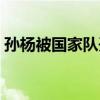 孙杨被国家队开除过吗（孙杨被国家队开除）