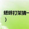 蟋蟀打架猜一字（蟋蟀大战打一个字是什么字）