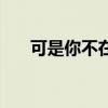 可是你不在我身旁歌词（可是你不在）