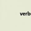 verbs是什么意思（verbs）