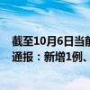 截至10月6日当前重庆九龙坡区最新疫情消息今天实时数据通报：新增1例、累计确诊61例