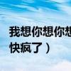 我想你想你想到快疯掉（我想你想你想你想的快疯了）