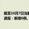 截至10月7日当前黑龙江佳木斯最新疫情消息今天实时数据通报：新增0例、累计确诊155例