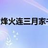 烽火连三月家书抵万金从修辞手法的角度赏析