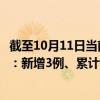 截至10月11日当前广东韶关最新疫情消息今天实时数据通报：新增3例、累计确诊38例