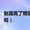赵薇离了婚是真的吗最新（赵薇离了婚是真的吗）