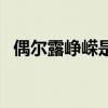 偶尔露峥嵘是什么意思（峥嵘是什么意思）