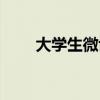 大学生微博运营总结（大学生微博）