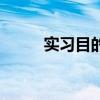 实习目的和意义（毕业实习目的）