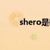 shero是啥意思（shero什么意思）