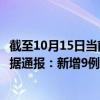 截至10月15日当前内蒙古呼伦贝尔最新疫情消息今天实时数据通报：新增9例、累计确诊716例