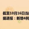 截至10月16日当前内蒙古呼伦贝尔最新疫情消息今天实时数据通报：新增4例、累计确诊720例