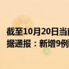 截至10月20日当前内蒙古呼和浩特最新疫情消息今天实时数据通报：新增9例、累计确诊1576例