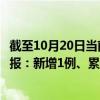 截至10月20日当前江苏连云港最新疫情消息今天实时数据通报：新增1例、累计确诊210例