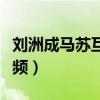 刘洲成马苏互动（刘洲成点赞说马苏拍戏少视频）