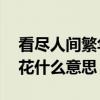 看尽人间繁华,仍笑靥如花什么意思（笑靥如花什么意思）