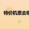 特价机票去哪儿网（去哪儿特价机票查询）
