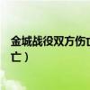 金城战役双方伤亡情况金城战役事件始末（金城战役真实伤亡）