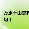 万水千山总有情下一句（万水千山总是情下一句）