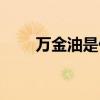 万金油是什么味道（万金油是什么）