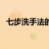 七步洗手法的顺口溜（七步洗手法顺口溜）