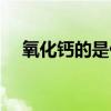 氧化钙的是什么意思（氧化钙什么意思）