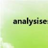 analysises语法填空（ANALYSISES）