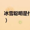 冰雪聪明是什么生肖（冰雪聪明打一正确生肖）
