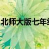北师大版七年级下册数学期末试卷及答案图片