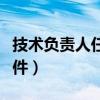 技术负责人任职文件模板（技术负责人任职文件）